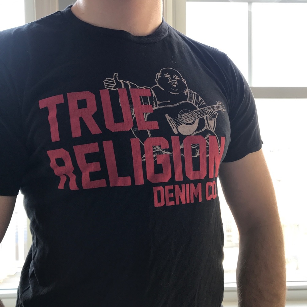 True religion slim fitted shirt